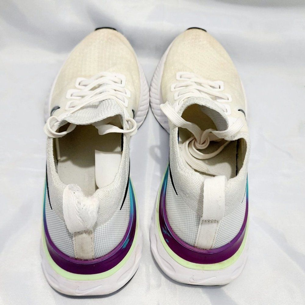 Nike React Infinity Flyknit Shoes Running White Vapor CD4372-102 Women's Size 9 - Picture 11 of 12